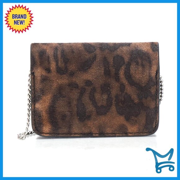 Leopard Print Crossbody Bag Adjustable Strap Compact Size